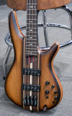Ibanez - SR Premium Electric Bass - Dual Mocha Burst Flat 2